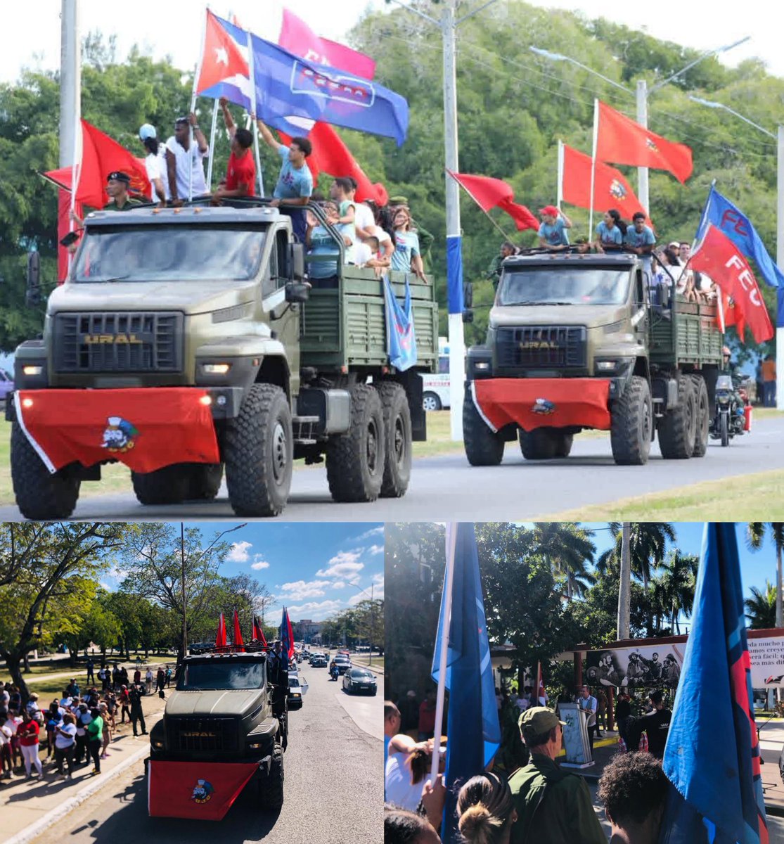 ‼️Hace 67 años, Fidel y los rebeldes victoriosos entraron a La Habana,conquistando el corazón de un pueblo decidido a forjar un futuro mejor.  
No hubo ejército ni dictadura capaz de resistir la valentía y el amor por Cuba que animaba a aquellos jóvenes combatientes.  

#FARCuba