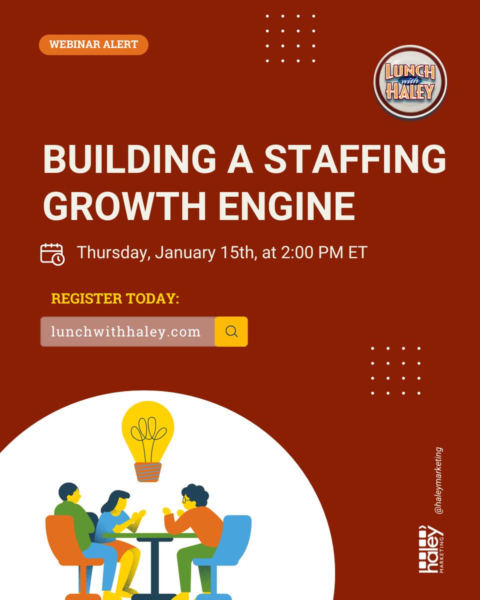 After 30 years working with staffing firms, one thing is clear: growth comes from alignment, not activity.

Join us next week as we walk through the strategies and systems top staffing firms are using to compete, convert, and scale in 2026. nsl.ink/gaEE