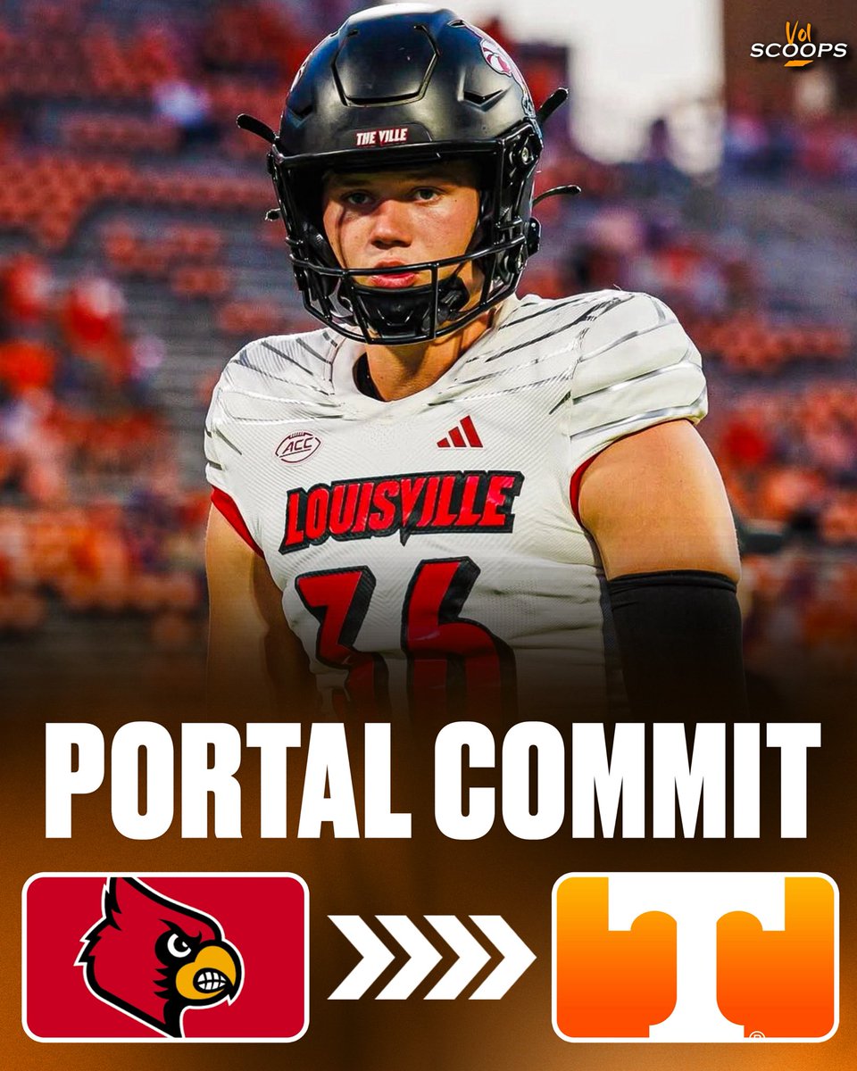 BREAKING: Louisville transfer kicker Cooper Ranvier has COMMITTED to Tennessee! 🍊

 Ranvier was 21 of 25 on field goals, including 19 of 20 on kicks of under 50 yards as a redshirt freshman this season

The Vols have their new kicker 🔥