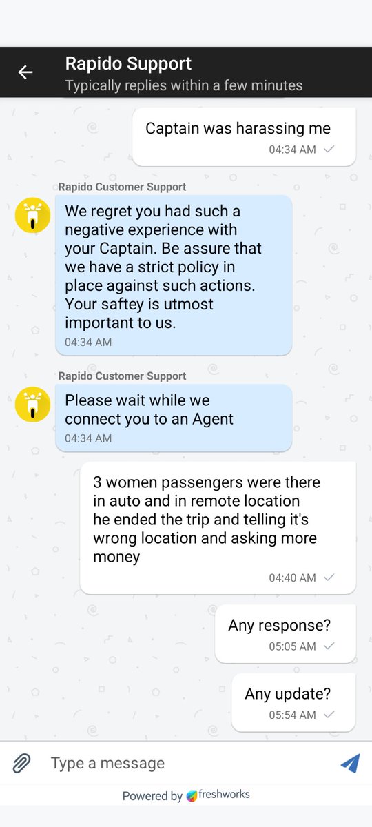 Sunil_Hosamane's tweet photo. @RapidoCares Tweet 5/5
@RapidoBike Fix this immediately. It empowers scammers.
@BlrCityPolice @CPBlr please take note of safety concerns regarding ride-hailing apps abandoning passengers midway.
Ride ID: RD17679108888934590
#BangaloreTraffic #RapidoScam https://t.co/cDguIZ3VWe