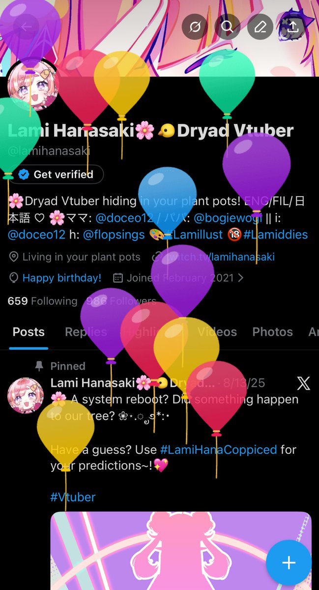 Lami Hanasaki🌸🐤Dryad Vtuber tweet media