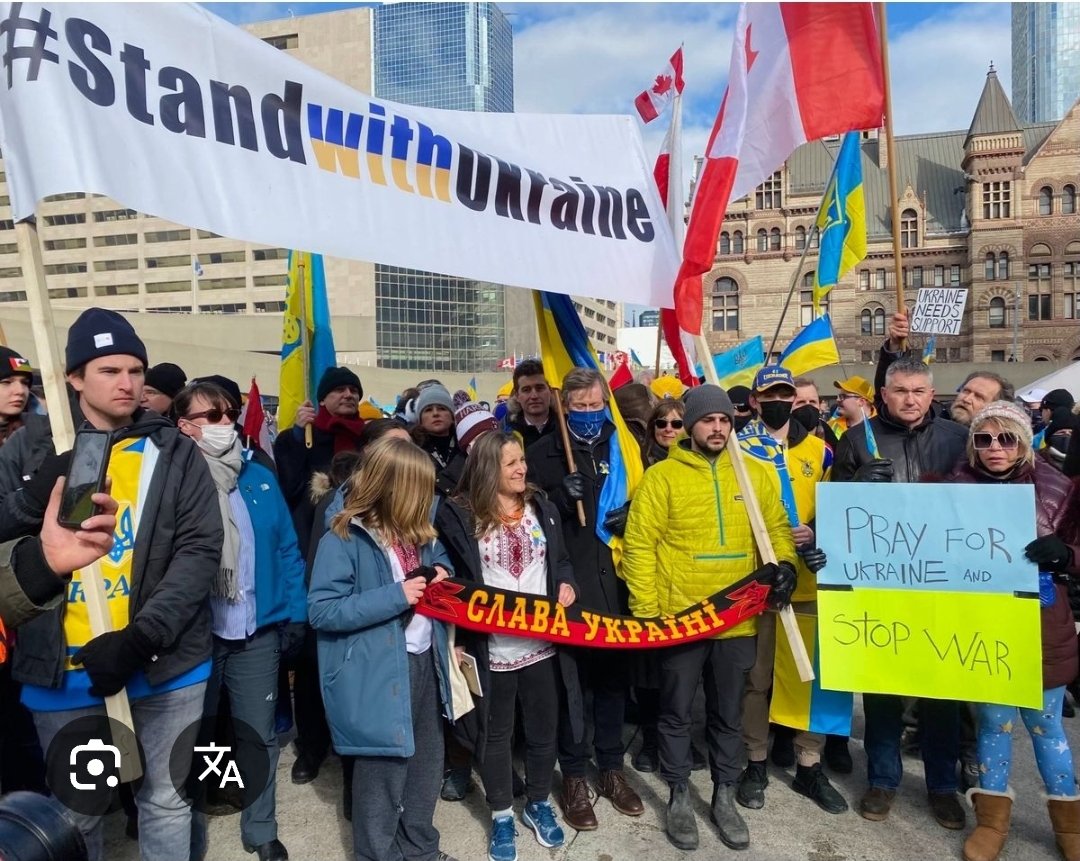 obeyiwillnot's tweet photo. @JayGenXer Chrystia Freeland's loyalties lie entirely with Ukraine. Is the essay 'Not a White-Bread Childhood-Chrystia Freeland's Alberta Roots', written by Mryna Kostash, an attempt to bring to light how Chrystia grew up  in a Marxist family? 🚩https://t.co/9npn5K1kY9 https://t.co/DgnezjGPnY