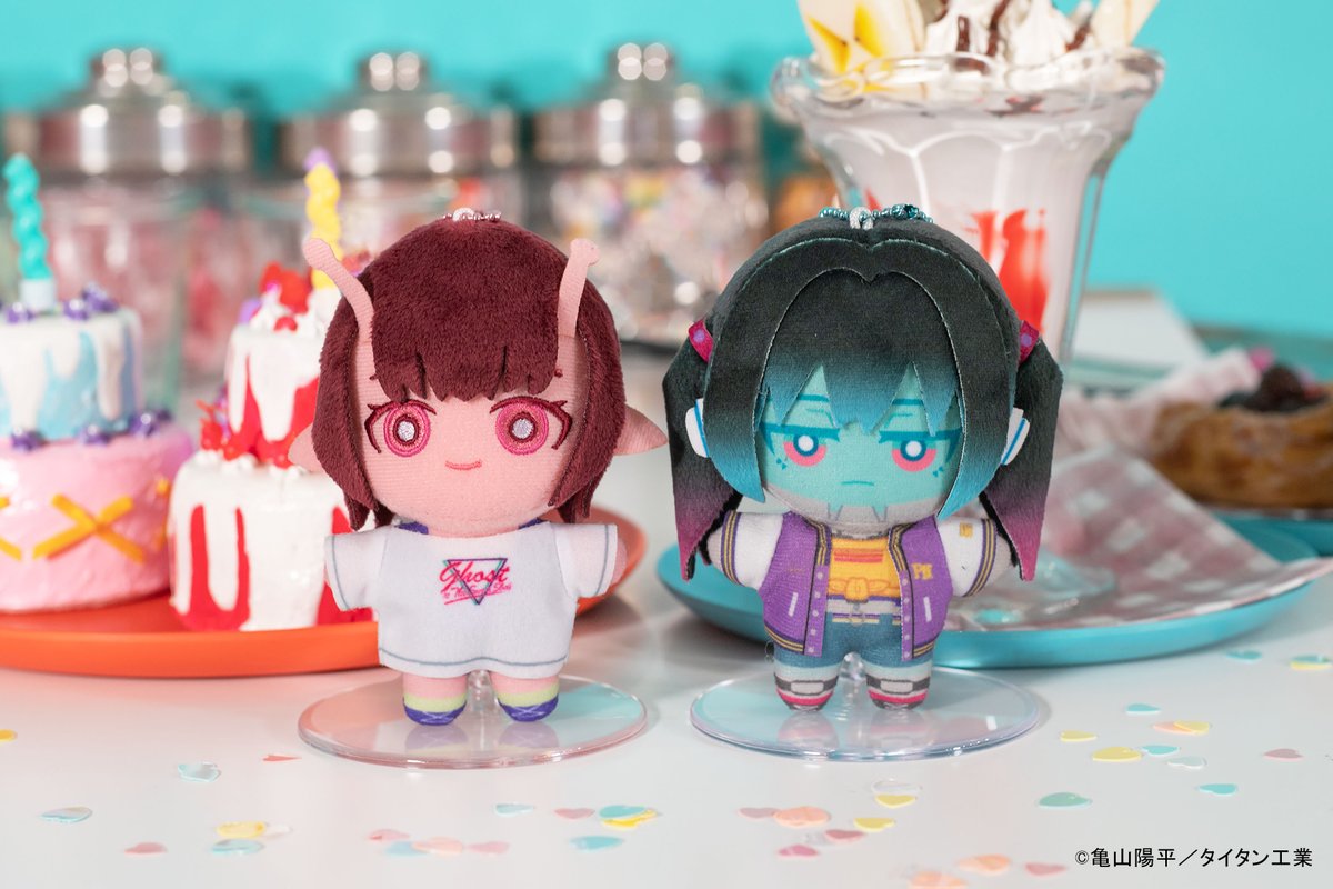 charatoru's tweet image. 💫1月発売商品🚈
【銀河特急ミルキー☆サブウェイ】
・みにコレ！miniぬいぐるみ
・缶バッジ

「銀河特急ミルキー☆サブウェイ」のプライズアイテムが初登場✨
デフォルメデザインがかわいいチハル&amp;amp;マキナのミニぬいぐるみと、キラキラホログラムデザインの缶バッジがラインナップ🌟
#GiGO…