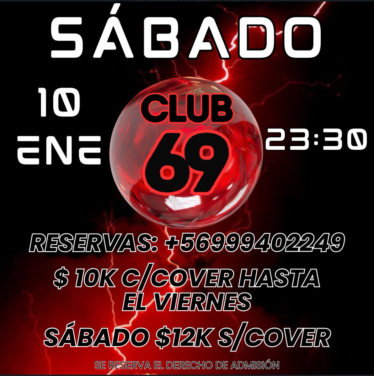 Desde las 23:30 hrs.

- Barra
- Baños
- Mobiliario morboso
- Zona fumadores
- Zonas cruising
- 1er y 2do. piso climatizados sin estufas
- Lockers gratis con candado para tus cosas
- Higiene, limpieza y comodidad

#gaychile🇨🇱 #gaychilesantiago #santiagogay #santiagogaychile
