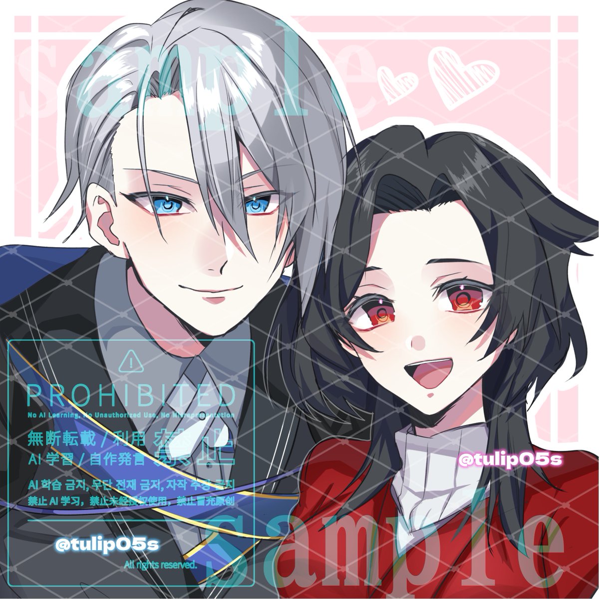 Tulip05s's tweet image. ♡CP絵簡易企画♡

参加方法￤RT(ﾌｫﾛｰは任意)
当選人数￤1人〜
締め切り￤1月30日

#夢絵企画無償 #無償企画 
#無償夢絵企画 #無償アイコン企画