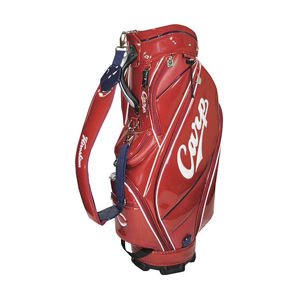 Move Sport キャディバッグ 赤 広島東洋カープ 9.5型 #キャディバッグ ホームカラーの赤色をベース
