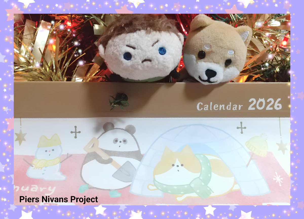 So happy I found this 2026 calendar…🐶🐻 looks like they approve 🤭😋

#REBHFun #PiersNivans #ChrisRedfield #ResidentEvil #nivanfield