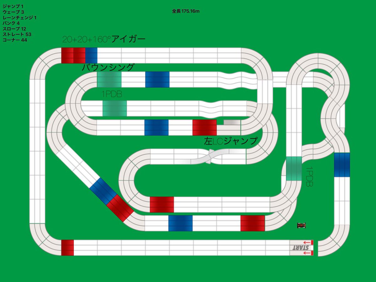 1月18日開催のM.R.F-CUP☆Round.09のレイアウトになります✨
よろしくお願いします🙇