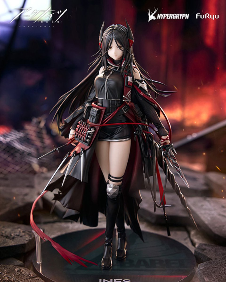 Esenmartglobal's tweet photo. Ines from Arknights is brought to life as a stunning figure by FURYU’s premium brand F:NEX. With a cool, composed presence and impressive detailing, this figure perfectly captures her strong character and visual impact—an essential piece for Arknights collectors.#Arknights #Ines #FNEX #FURYU #AnimeFigure #CollectibleFigure #GameMerch #FigureCollector #ArknightsFans #PremiumFigure #JapanProxy #Mercari #Rakuten #Japanshopping  #japanshoppingonline