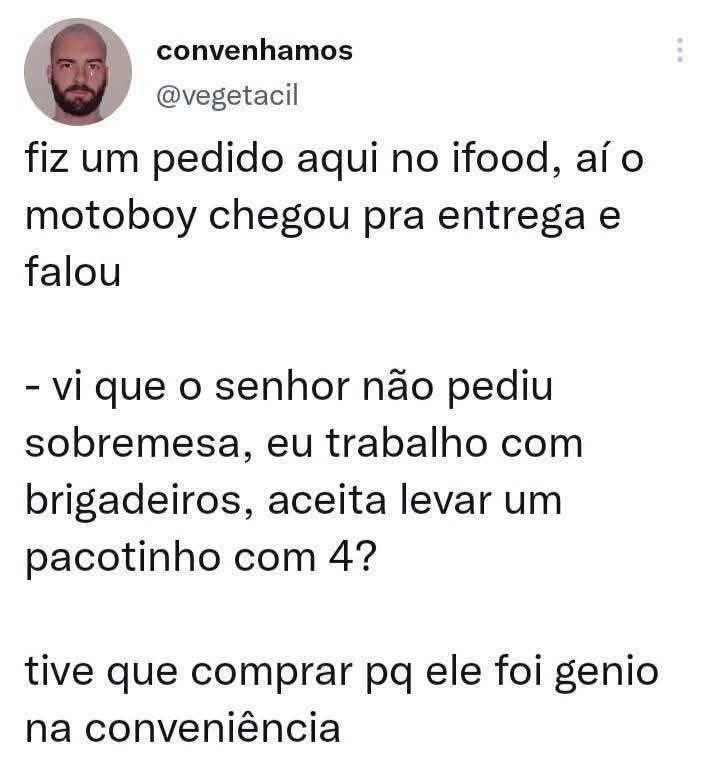 menesdiarios's tweet image. Apenas um meme diário do Ifood