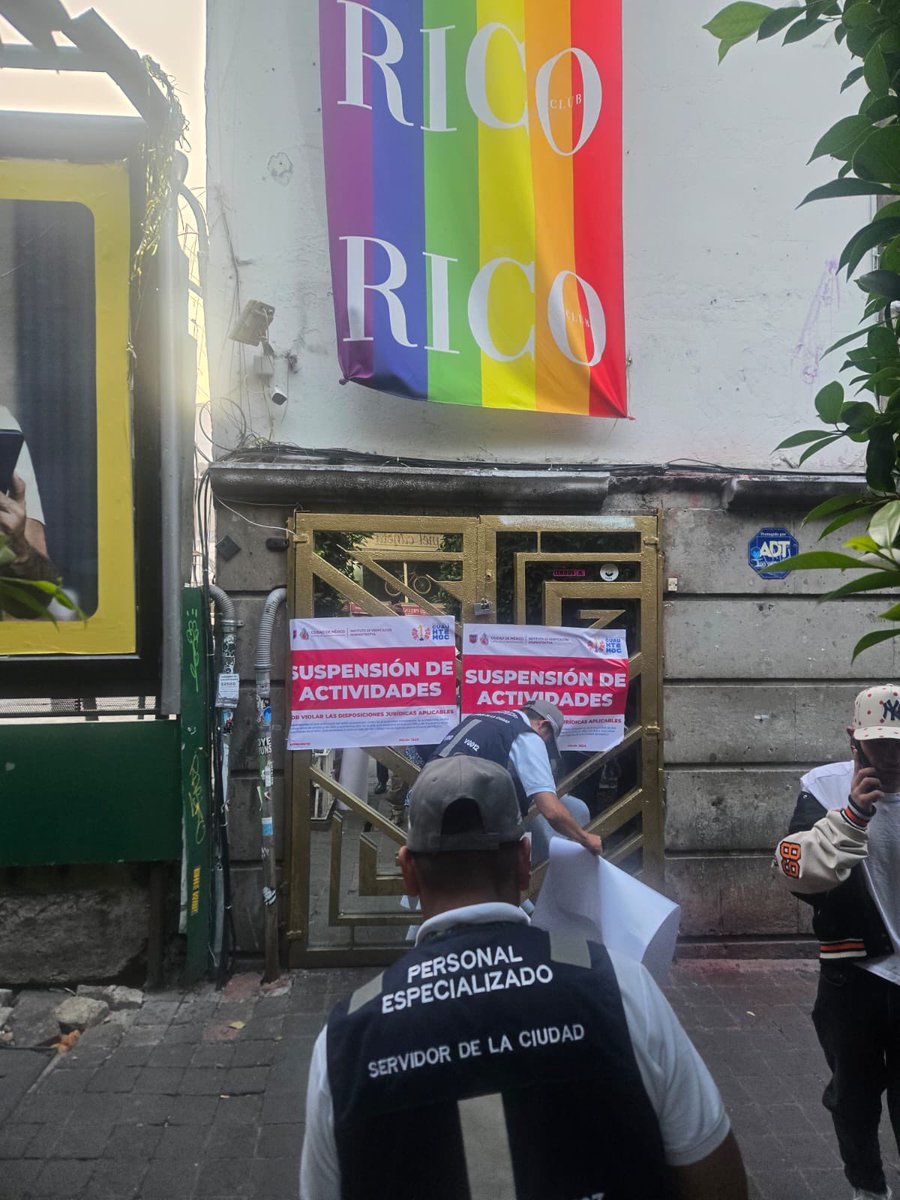 AlessandraRdlv's tweet image. Derivado de una nueva agresión por parte del personal de seguridad del bar Rico, se suspendieron las actividades del establecimiento.

📍 Av. Niza 45

En la Cuauhtémoc la ley se respeta y la seguridad no se negocia.
