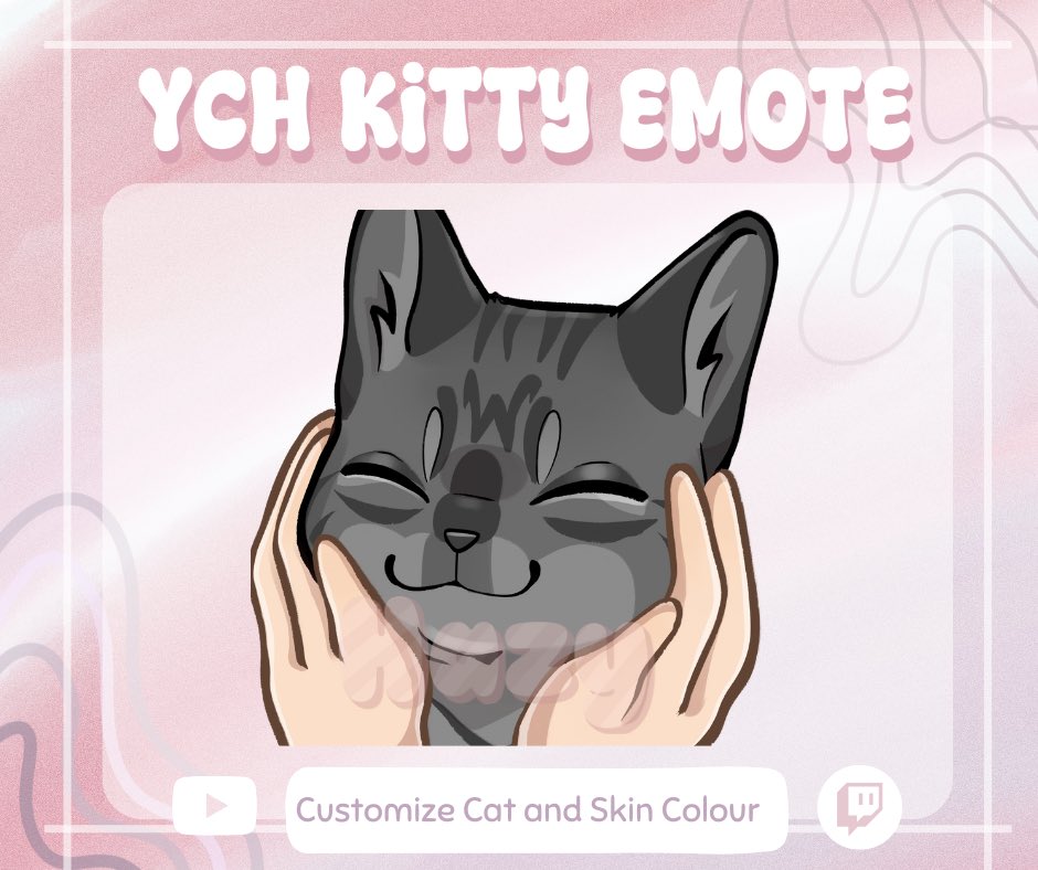 FlintInSteel's tweet photo. YCH Kitty Emotes!

Customizable and available for you on my Vgen! If you want your own kitty as an emote for discord or twitch

Trying to raise funds for my own kitty 🫶🏻

Vgen: https://t.co/mpl9fIFl5H
Ko-Fi (support me): https://t.co/SDaNdosepl

#emotes #ych #Commission #twitch https://t.co/zs4HcS6Qco