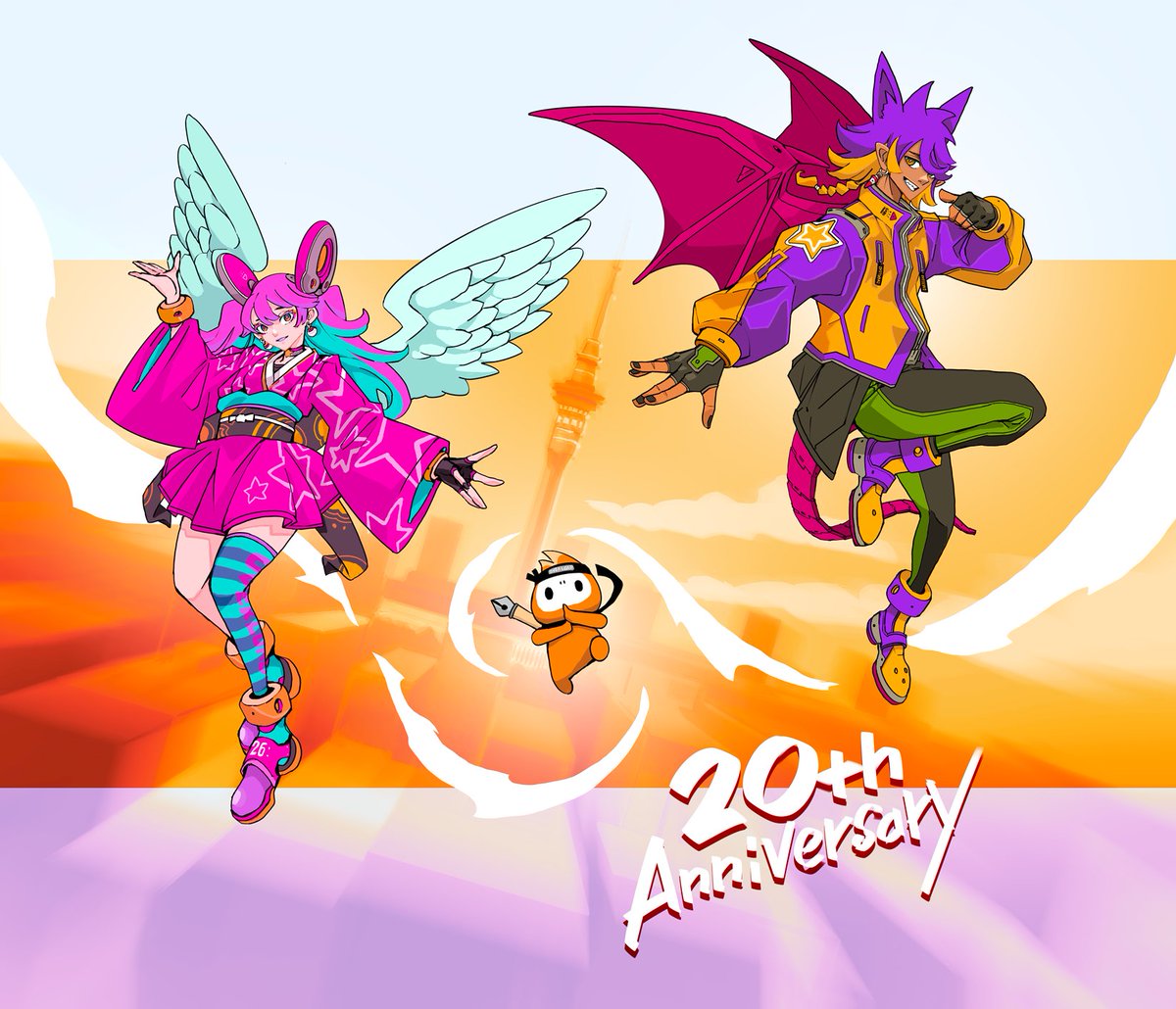 OverloadNZ's tweet image. We are excited to introduce Gabu and Lumi, our Overload 2026 Ambassadors. They will lead the way through all our community celebrations and announcements!  

Created by @acky_bright —our featured guest from 2025—they are 'The People of the Sky.'  ✨

#overloadnz #overload2026