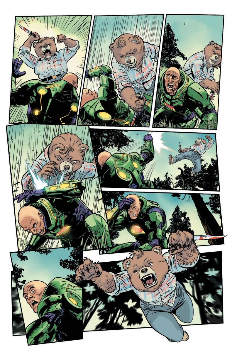 So while I was looking up Beneath the Trees Where Nobody Sees. I somehow stumbled across this. this is official this is canon. Sam fucking solos Lex Luthor.
Lex needs to call Superman for help before she cuts him up and buries him.