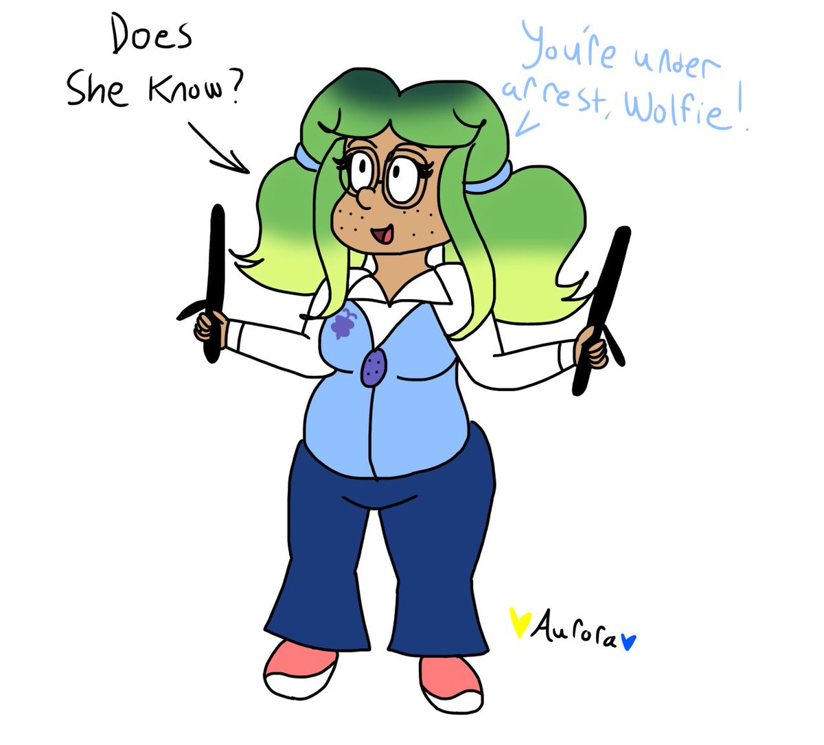 Wanna draw my Bad Guys sona always in action with two nightsticks 

#TheBadGuys