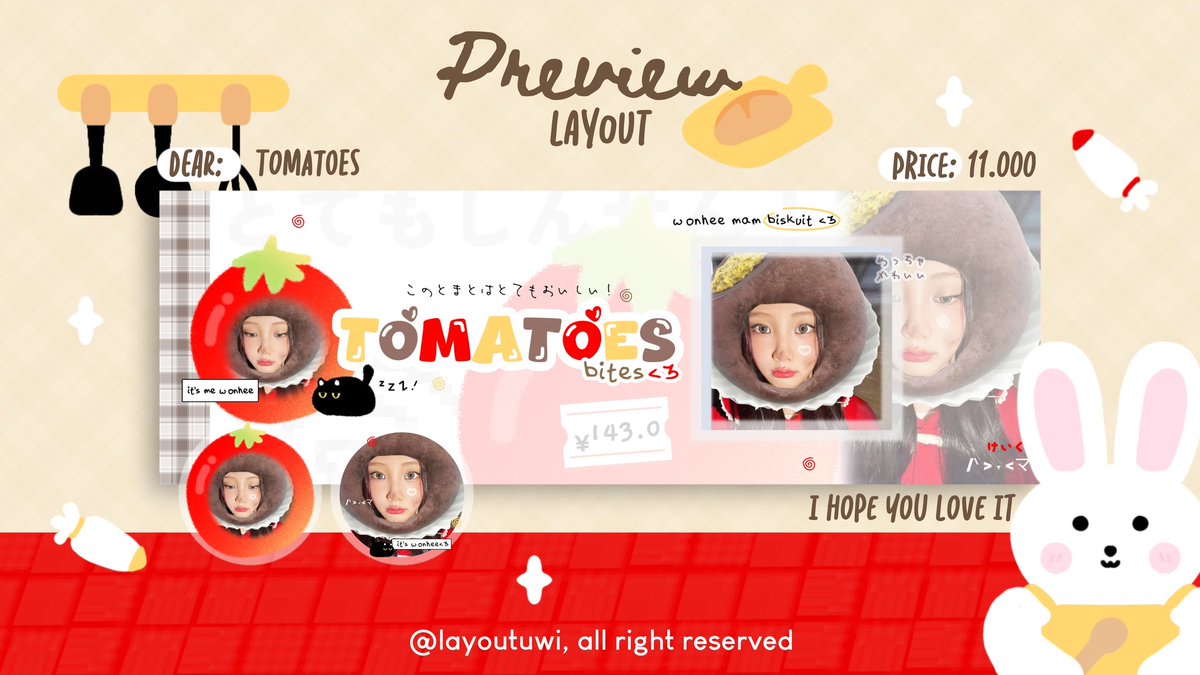 layoutuwi's tweet image. help repost? thanks!

halo, aku bawa layout ready stock wonhee terbaru free retext, yg bisa di take di dm-ku sekarang juga. Yuk jajan♥️ #zonauang