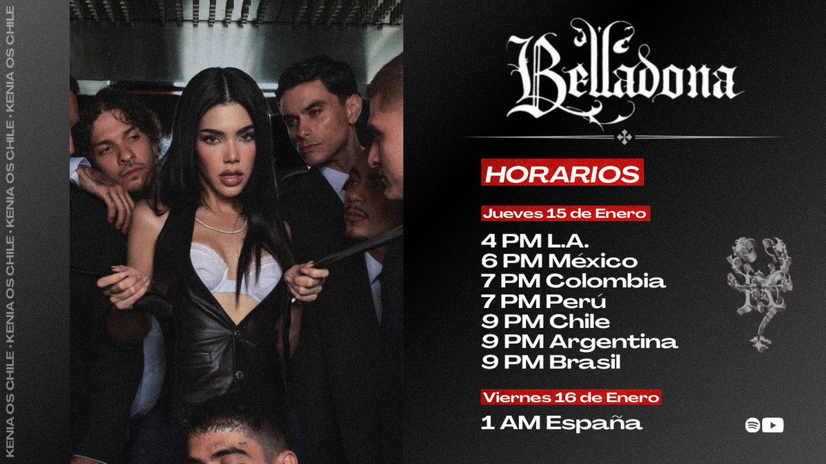 “Belladona” este Jueves 15 de enero, el inicio de una nueva era de Kenia Os para su próximo álbum “K de Karma”.