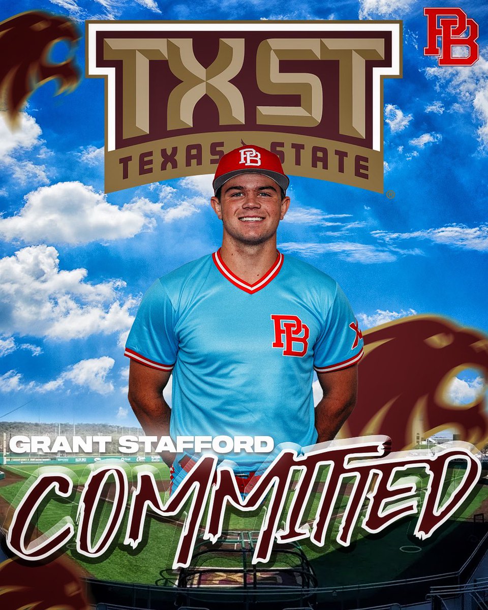 Performance_X2's tweet image. Congratulations to ‘27 SS Grant Stafford (Lufkin HS) of Performance Baseball 2027/Milwaukee Brewers Scout Team on his commitment to Texas State University #PB #Performance #X2 #BrewCrew

@GrantStafford14 
@X2_Baseball