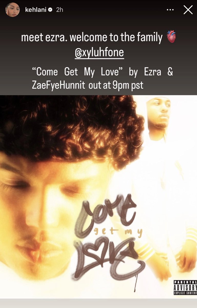 rnbradar's tweet image. Kehlani signs 19 year old R&amp;amp;B artist ‘Ezra’ to her label TSMNI 🔥