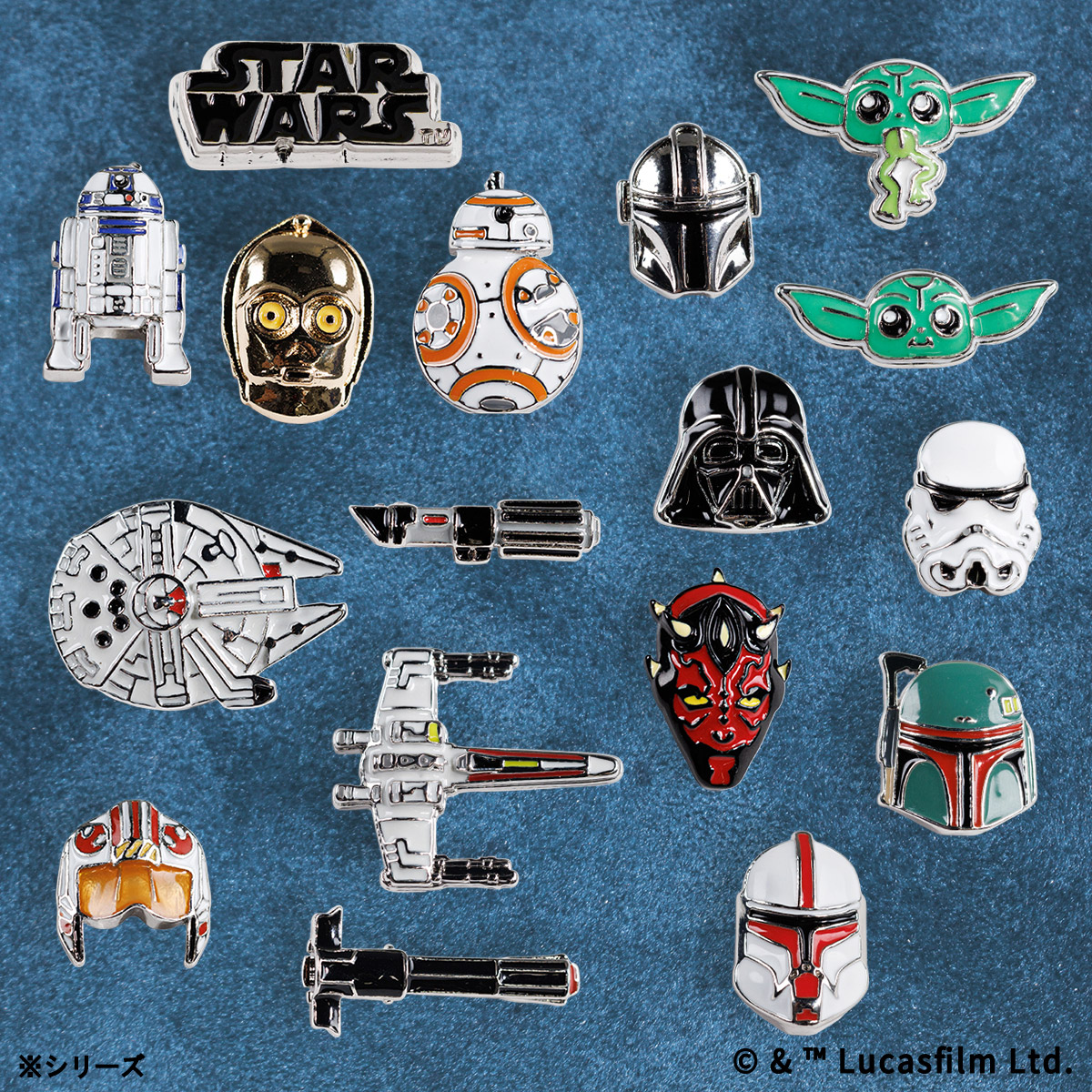 STARWARS ぷっくりピンバッジ☺️ ぷっくりした仕上がりが可愛い