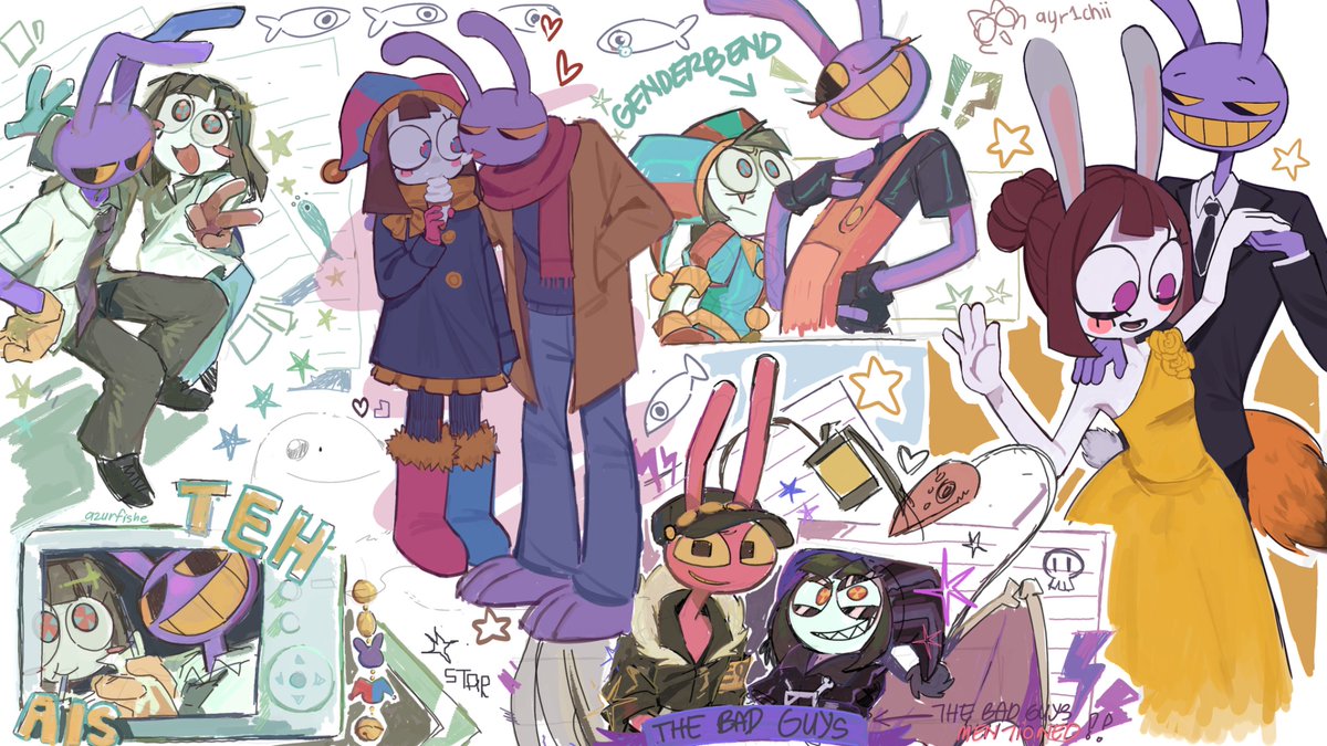 ayr1chii's tweet image. Collab with oomf @azurfishe 
#funnybunny #TADC