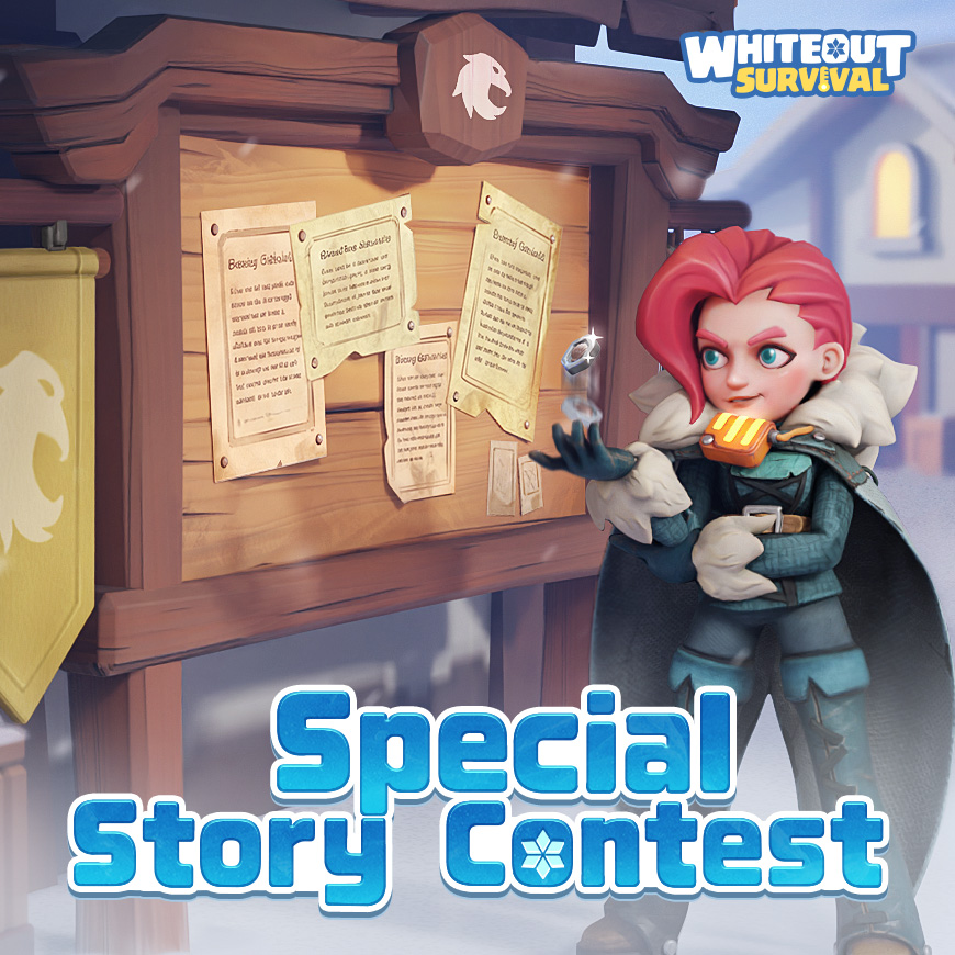 WOS_Global's tweet photo. ✍️ WOS Special Story Contest ✍️

Over the past year, have you experienced unforgettable adventures, heartwarming bonds, or hilarious moments in the frosty world? The WOS Special Story Contest wants to hear about your story! Now, it's time to share your special story and win fantastic rewards! 🎁

📅 Event Schedule (UTC):
Submission: Now until 01/22 
Judging: 01/23 to 01/26
Winner Announcement: 01/27 to 02/01 

🎁 Event Rewards 
Best Story Prize (3 Winners): Frost Star x 20,000
Qualification Prize (20 Winners): Frost Star x 5,000
Participation Prize (50 Winners): 3,000 Gems + Mythic General Hero Shard x 5 
*The best stories may be adapted into video works. With Best Story and Qualification Prize winning entries included in the third anniversary or Valentine's Day video collection.
*Submitting real-life photos/videos that include "Whiteout Survival" game scenes increases the chance of receiving rewards. If you prefer not to show your face, you can wear a mask or use stickers to cover your face with post-editing.
*AI-generated stories or photos will be disqualified.

❓ How to Participate: 
Step 1: During the event, use the hashtags #whiteoutsurvival and #WOSstory when posting real in-game stories on X (Twitter), Facebook, Instagram, etc., or post it in the official Discord story_sharing channel (https://t.co/TRaOlYjnVf).
Step 2: Attach your Game ID to your story when posting it. Please attach relevant photos/videos.
Step 3: Submit your post via google form 🔗https://t.co/zKRVkIJPM7
*This event only collects real in-game experiences, fictional creations are not accepted.

⚠️ 𝐍𝐨𝐭𝐞𝐬:
1. Works with copied elements spliced together will not be considered eligible. AI-generated work is strictly forbidden.
2. Any Fanart posted before the event time will not be considered an eligible entry.
3. Each Chief may make multiple submissions for the event, but only one prize can be won per Chief. Prizes cannot be stacked, and only the highest prize won will be awarded.
4. The event will take place on multiple platforms, and winning submissions will be selected from all platforms. The above rewards are the total rewards for all platforms and will be judged based on its content as well as comments and likes received. There is no specific allocation of prizes for different platforms or regions.
5. Plagiarism, inappropriate or any other actions that violate the copyrights of others are strictly prohibited. Quoting may require authorization, please cite the original sources and obtain permission.
6. After the winners are announced, Chiefs with any objections to the winning submissions may submit their feedback via in-game customer support within 3 working days. If a winning entry is found to be in violation of the event rules, we will revoke the prize, and the user's account will be permanently banned from participating in any future community events.
7. By participating in this event, you agree and authorize us to use your submitted work and game/platform nicknames, including publicly using your submissions or nicknames for promotional activities related to "Whiteout Survival" on any public platforms. Submissions must not involve disputes over copyright (music, video, photo, font, etc.), portrait rights, trademark rights, or any other rights. In case of any dispute or controversy, the submitter shall bear full responsibility.
8. The Whiteout Survival team reserves the right to modify, alter, suspend, or terminate this event at our discretion.

================
👉Join us on Discord: https://t.co/zWrpucqoFM
💎 Whiteout Survival Official Store:https://t.co/mfttZZyNFa
#whiteoutsurvival