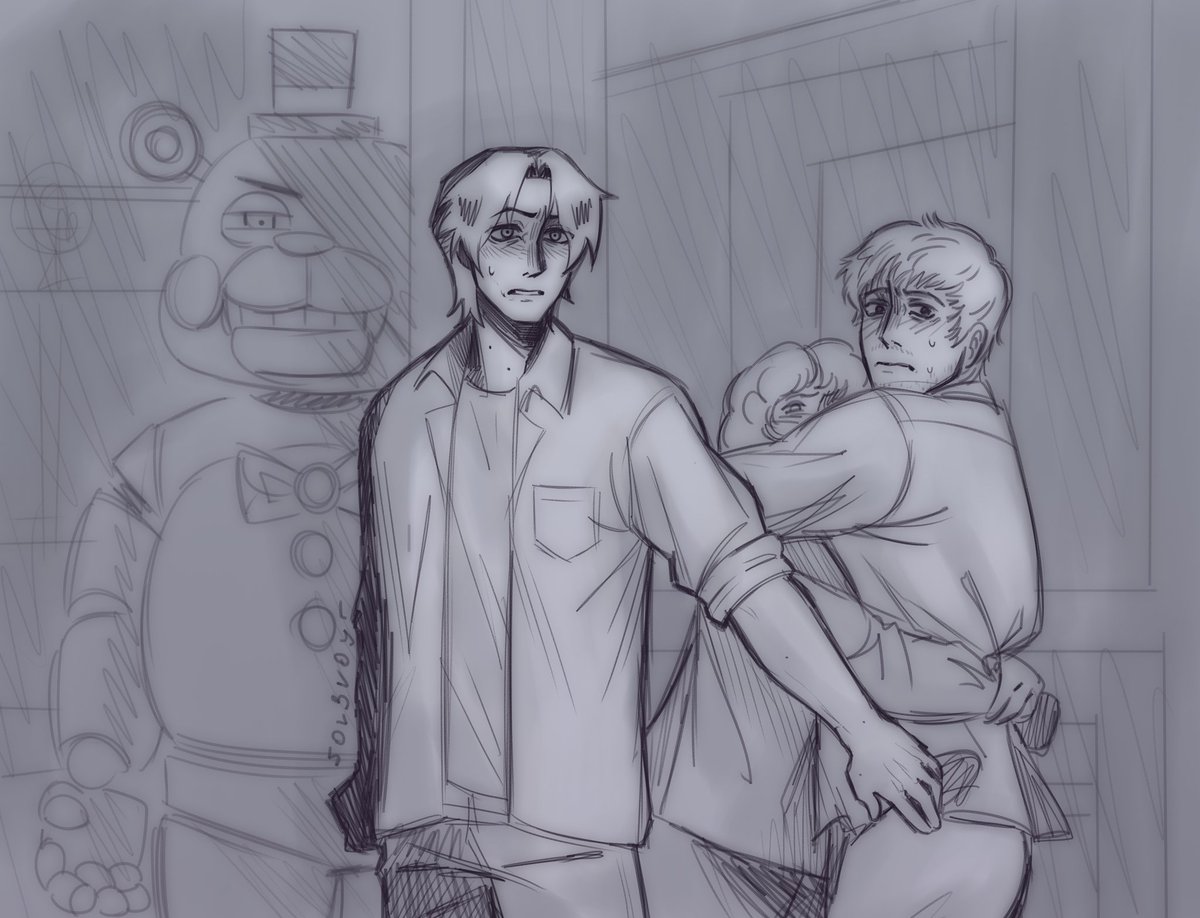 bl0w_m3_b0y's tweet image. I finished the frame, I love them very much.🙏 Swap AU
#miketosis #SchmAfton #fnaf2 #FNAFMovie #mikeschmidt #MichaelAfton #swapAU #abby