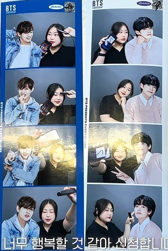 fkubluehouse's tweet image. this is what winning in life looks like :

from taking pics with      to taking pics with
edited taehyung                the real taehyung