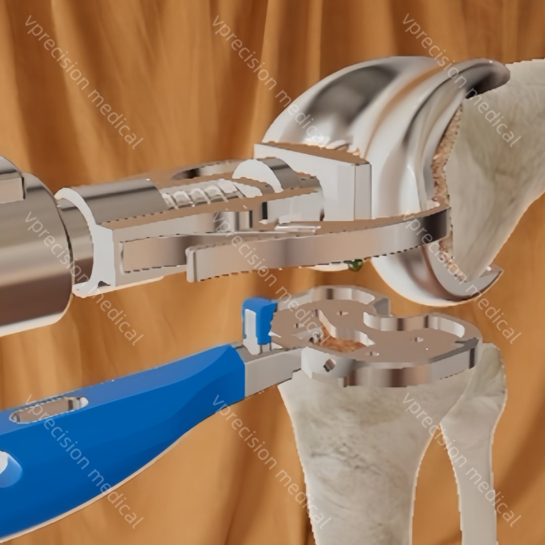 Irisvprecision's tweet image. 😉Hi! Today I will share our 𝙁𝙚𝙢𝙤𝙧𝙖𝙡 𝘾𝙤𝙣𝙙𝙮𝙡𝙚 𝙏𝙧𝙞𝙖𝙡 𝙄𝙣𝙨𝙚𝙧𝙩𝙚𝙧!
How to use: Clamp the femoral condyle trials using the inserter, connect the universal impactor, and fix the trials onto the prepared femoral condyle surface with the knee flexed.
#vprecision