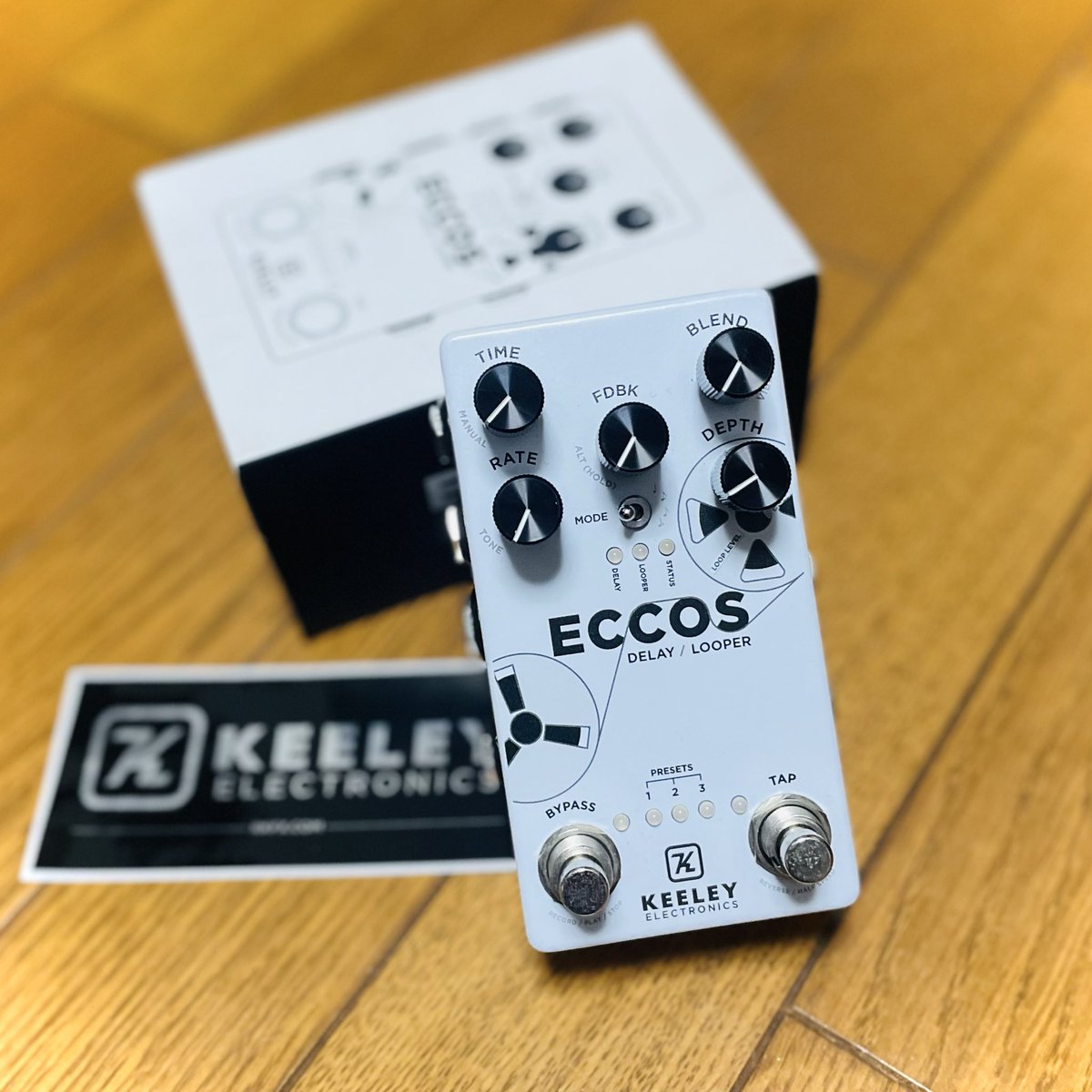 My new gear! 2026 第三弾 #keeley ECCOS V2 DELAY/LOOPER テープ