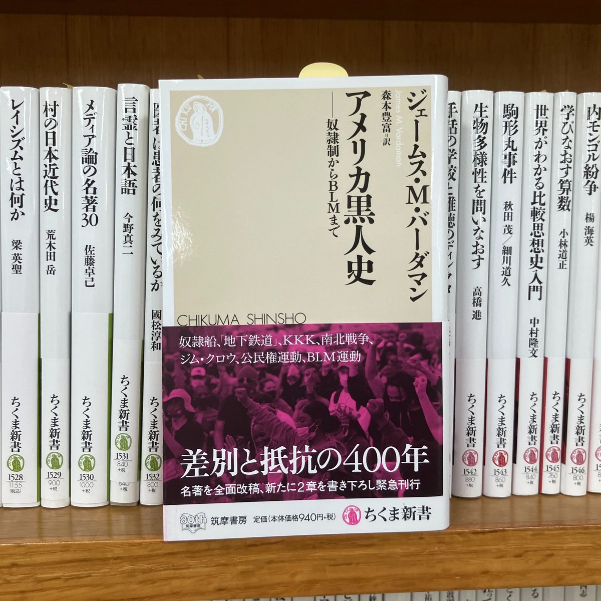 奴隷制開始からブラック・ライヴズ・マターまで アメリカ黒人の歴史をまとめた名著を改題・大改訂した新版。 『アメリカ黒人史』ちくま新書