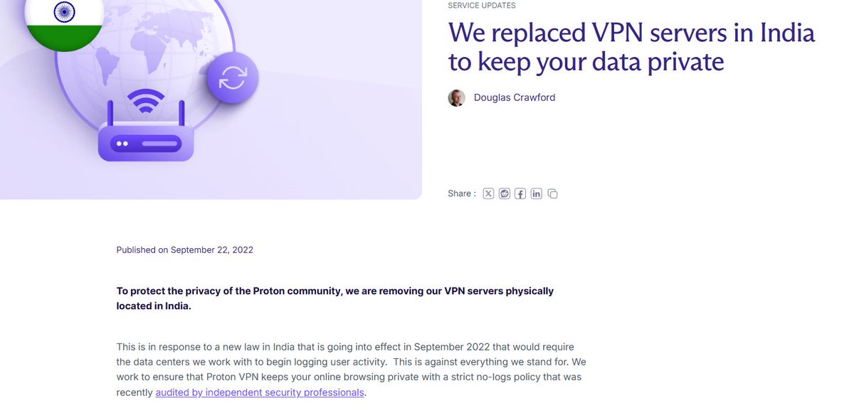 Dear <a href="/HMOIndia/">गृहमंत्री कार्यालय, HMO India</a> <a href="/MEAIndia/">Randhir Jaiswal</a> <a href="/GoI_MeitY/">Ministry of Electronics & IT</a> 

This is David Peterson, General Manager at Proton VPN, based in London, engaged in foreign interference, and explicitly explaining how to hide the Proton VPN app from law enforcement authorities in Jammu &amp; Kashmir. 

He is very aware, as per