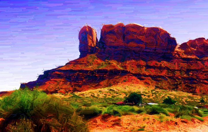 Art of the Day! "Monument Valley". Buy at: ArtPal.com/drcommunicator…