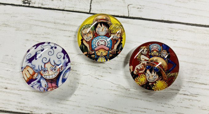 ワンピース ロー 大分 麦わらストア 浴衣 温泉 マグネット 再入荷】原画商品 ガラスマグネット 各880円(税込) 一部再入荷いたし