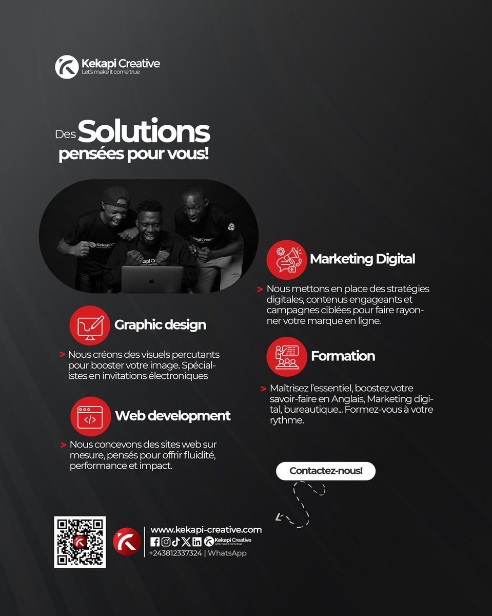 We are back in the game 🔥
Nous sommes de retour dans le game  🔥
Tozongi na game 🔥

Visitez notre site : kekapi-creative.com