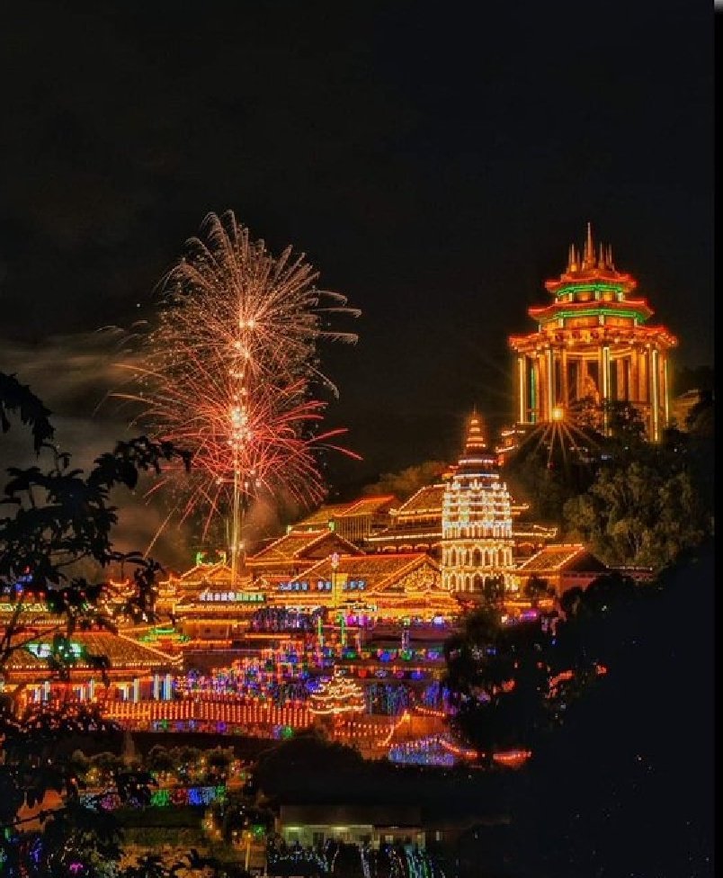 マレーシア。🇲🇾。ペナン。 Kek Lok Si Temple。極楽寺。 2026年も旧