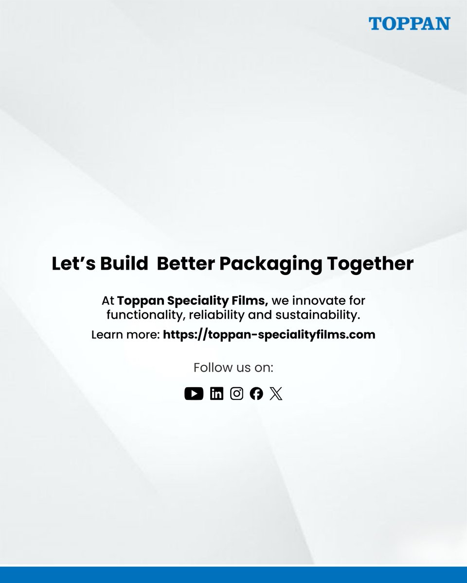 TSF_CorpComm's tweet image. Introducing TTIRC2-BOPE, our transparent BOPE film designed for high-speed packaging, excellent clarity, and fully recyclable mono-material structures. With superior strength, optimized printing, and easy-tear performance, it supports future-ready sustainable packaging.