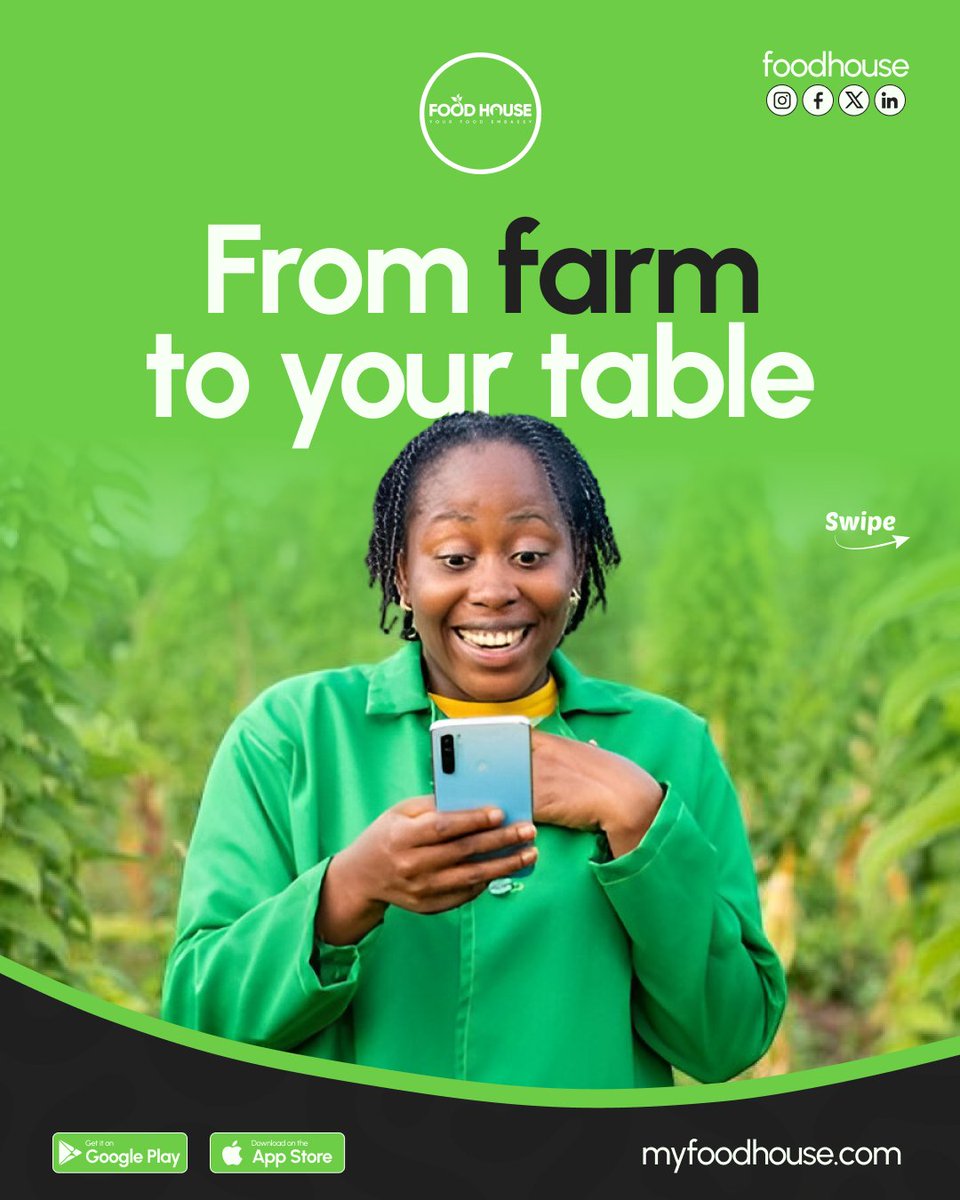 Foodhouse237's tweet photo. Many platforms use farmers.
FoodHouse empowers them. 🌾

Direct selling, fair pricing, secure payments, market insights, and real support—no middlemen.

🌍 https://t.co/cZlZo5Ro5m

#FoodHouse #FarmerEmpowerment #AgriTech 🚜 https://t.co/6GgaHnn5Rn