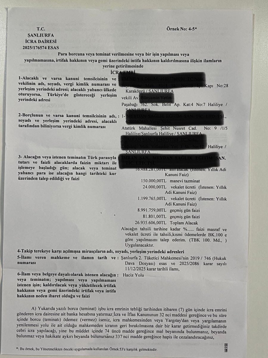 Yanlış okumadınız: 27 milyon TL icra.
Tek bir KBB uzmanına.

Bir hasta…
Alerjik rinit, burunda polip.
Ameliyat öneriliyor.
Hasta beğenmiyor, 4 farklı hastane dolaşıyor.

Aylar sonra menenjit gelişiyor.
Dava açılıyor.

Sonuç?
⚖️ Tüm sorumluluk tek hekime.

Gerekçe:
Türkiye’de
