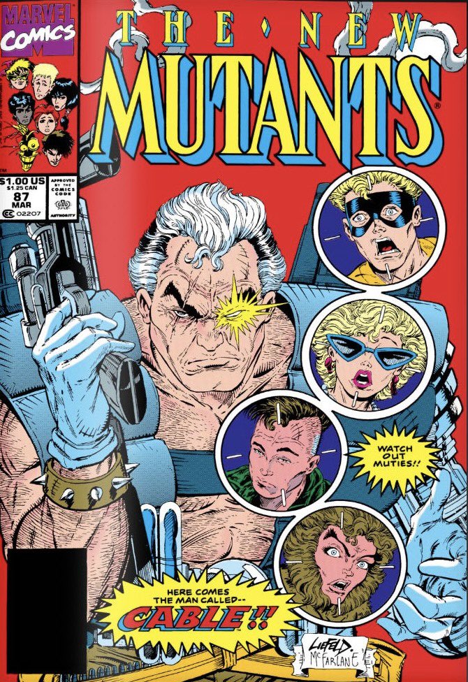 cablepooling's tweet image. ITS JANUARY 9 
It's the anniversary of Cable's debut, first appearing in New Mutants #87 (1990)

Happy 36th!