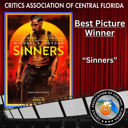 CACF_Critics's tweet image. Best Picture Winner: 
Sinners
@SinnersMovie @warnerbros @michaelb4jordan #CACF2025