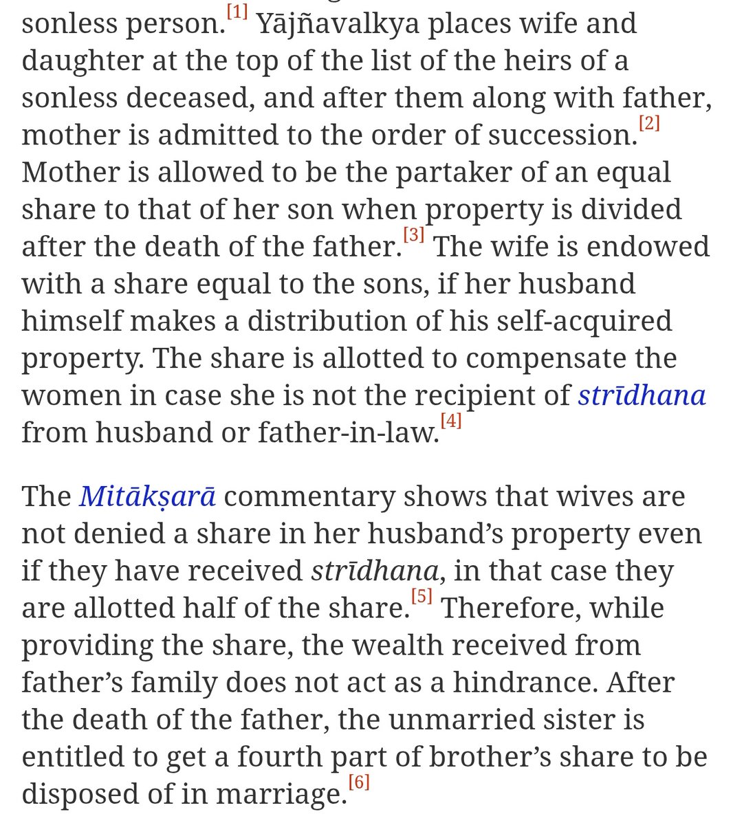 Ambedkar believed:

1. Women joining politics is a thing of shame.
2. Women going to parliament is equal to opening their saree infront of all.
3. Women's only job is to cook for her husband.

Property rights were given to Hindu women by Yajnavalkya much before Amby's dad was