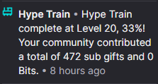 Yeah. I ugly cried on stream. LIKE HELLO?? I never believed I deserved to get this amount of support, like.... EVER. But that means, as agreed, I will be streaming for 80 days in a row instead of the current 45...
You know who you are, thank you so much.