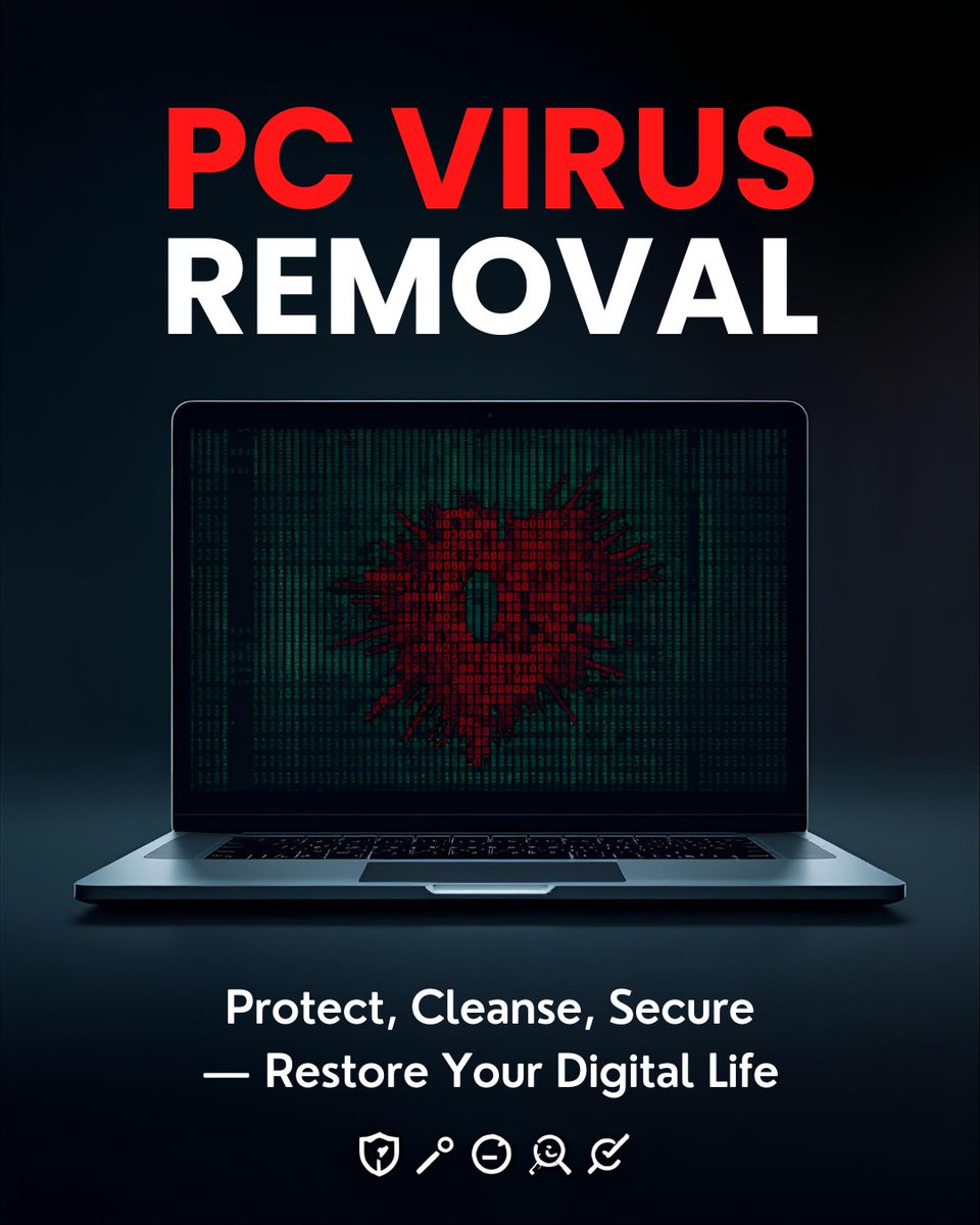 Malware slowing you down? 
Our expert virus removal service uses advanced tools to clean and optimise your system - keeping your data safe and your device running like new.
 🔐Secure. ⚡ Fast.  ✅Reliable.
 📩Contact us today!
#PCWakeup #Ipswich #Suffolk