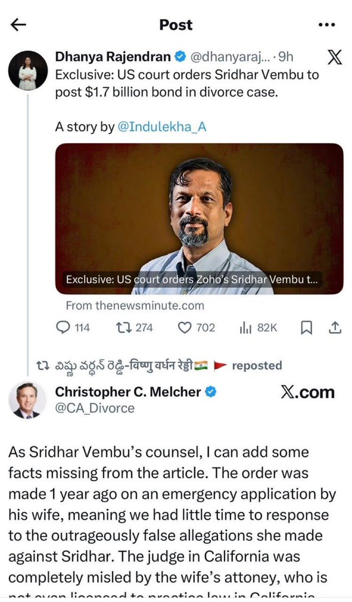 BesuraTaansane's tweet image. Just imagine the amount of hate these shameless LeLis have towards Bharatiya &amp;amp; Hindu wealth creators that they will deliberately omit key facts &amp;amp; resort to slander

This is the same rabid Hinduphobe who tried a hit job on Dharmasthala