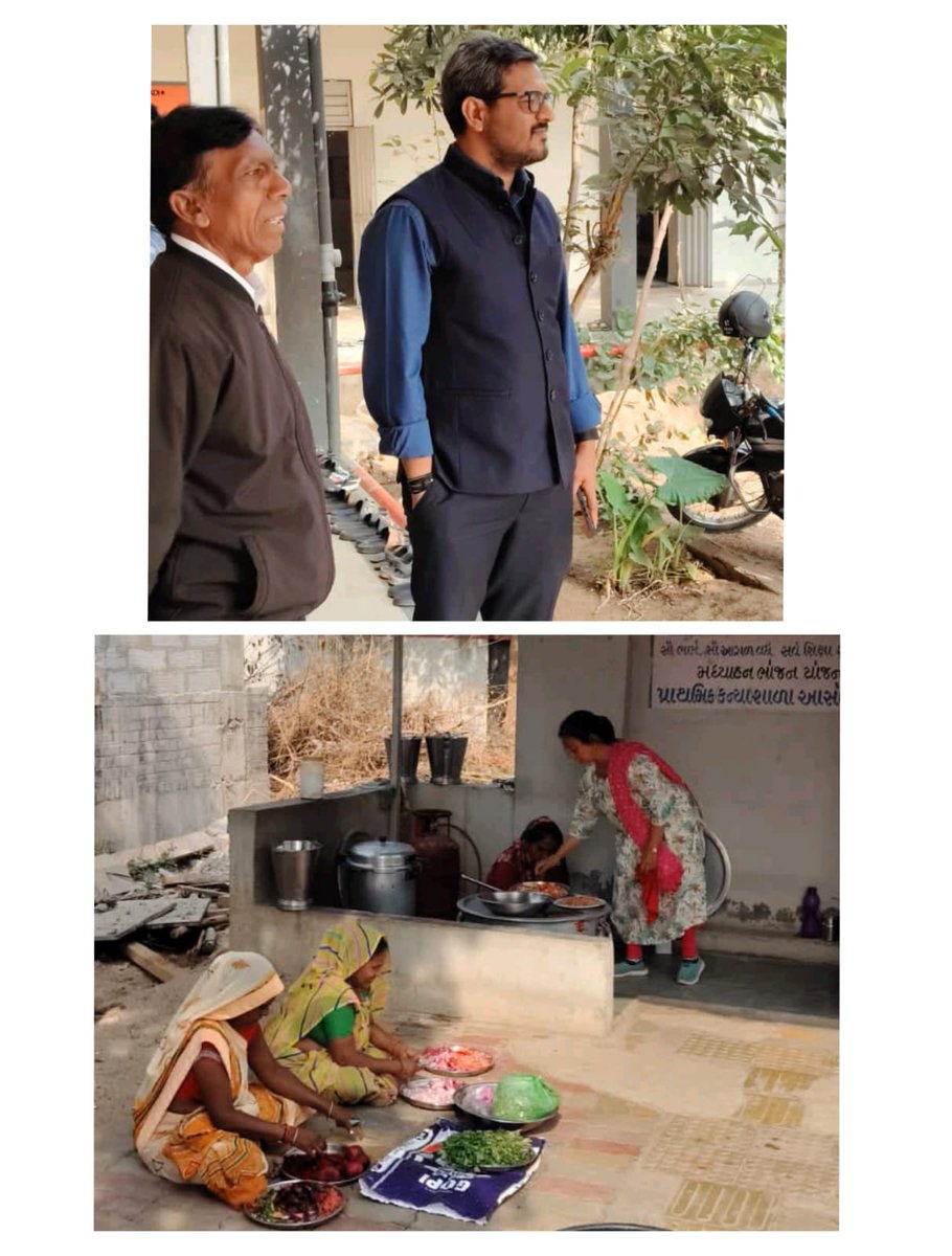 CollectorAnd's tweet photo. આજરોજ પ્રાથમિક કન્યા શાળા, આસોદરની મુલાકાત લઇ બાળકો સાથે પ્રાર્થના સભામાં ભાગ લીધો. મધ્યાહન ભોજનની ગુણવત્તાની ચકાસણી કરી તથા બાળકો સાથે સંવાદ કરીને શિક્ષણ વ્યવસ્થા અને વિકાસ માટે શિક્ષકશ્રીઓને માર્ગદર્શન અને જરૂરી સૂચનો આપ્યા. https://t.co/cSBbyNL6nr