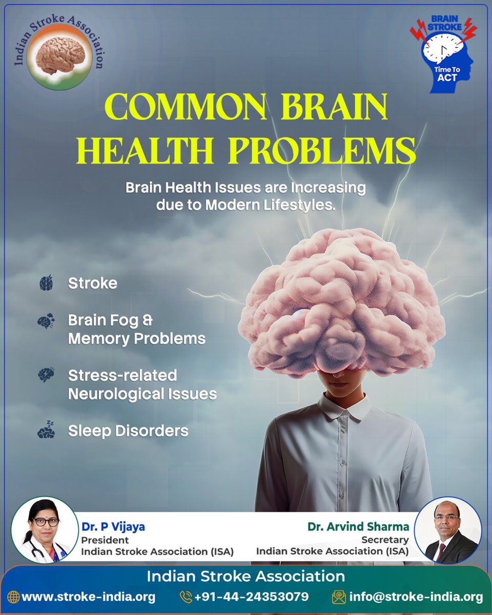 Indian Stroke Association tweet media