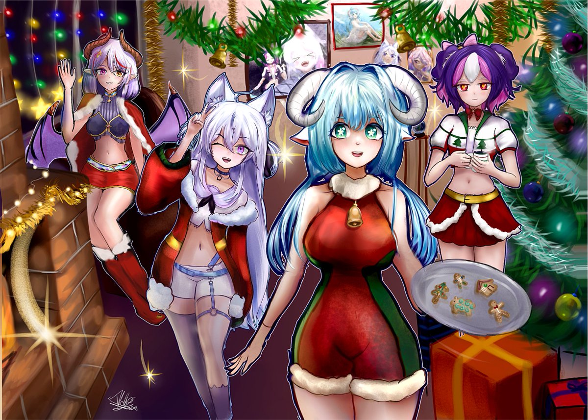 <a href="/ophis__/">Ophis</a> <a href="/kurisu_art71335/">Kurisu Art</a> <a href="/LettyneDraws29/">KASUTORU CO. (Art Contests Newspaper, comms open)</a> <a href="/AlethG28/">🦇Aleth 🌻🌱</a> nos muestra una navidad muy vromis.