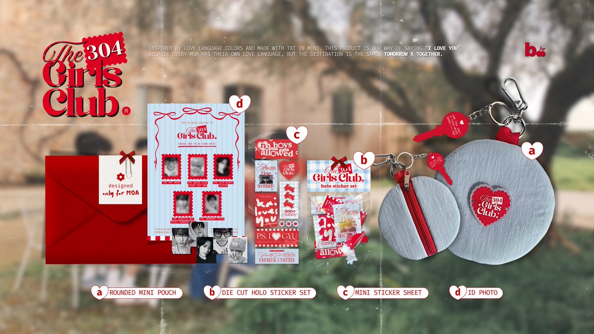 ꒰⌗ 𝐠𝐢𝐯𝐞𝐚𝐰𝐚𝐲 𝐚𝐥𝐞𝐫𝐭 .ᐟ꒱
#txt the 304 girls club trinkets

✩ ✩ ✩

꒰ 𝐡𝐨𝐰 𝐭𝐨 𝐣𝐨𝐢𝐧 ꒱
𖦹 like &amp; RT this + pinned twt
𖦹 reply to this with ur domicile + which item you want
𖦹 2 lucky winners will be announced on jan 13 

✩ ✩ ✩

𝐠𝐥𝐮𝐜𝐤 𝐌𝐎𝐀𝐬!🍀✨