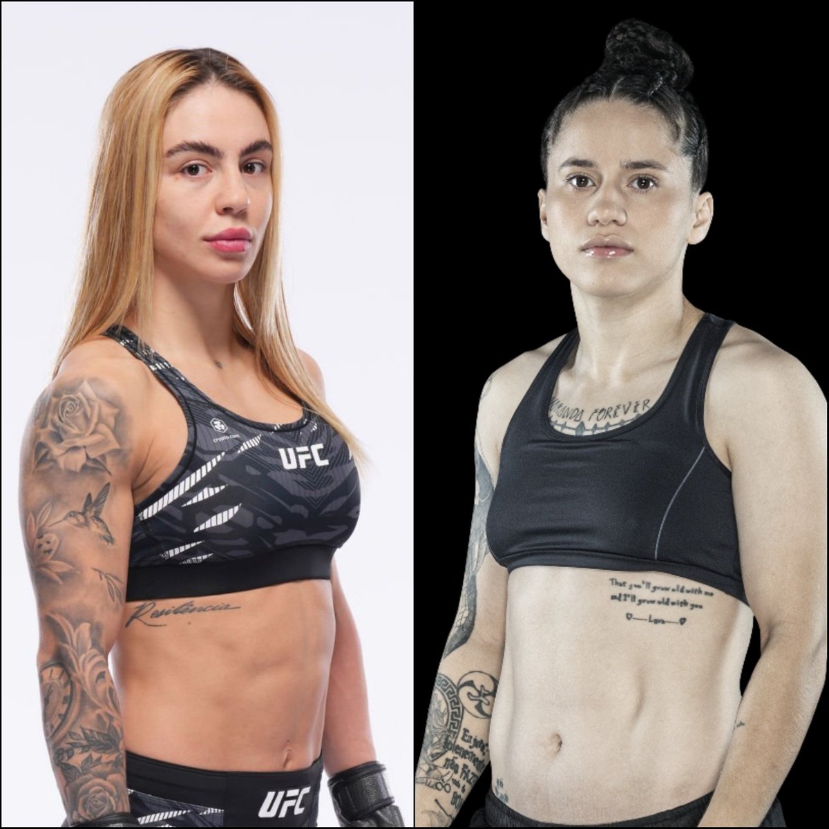 BigMarcel24's tweet photo. Nicolle Caliari will fight Carol Foro at #UFCSeattle on March 28th. (first rep. @leoguimaraesmma) #UFC #MMA #UFCParamount #UFConParamount #UFC2026 https://t.co/Y5tvhod8LA